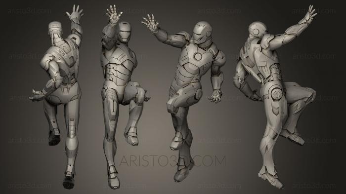 Figurines heroes, monsters and demons (STKM_0242) 3D model for CNC machine